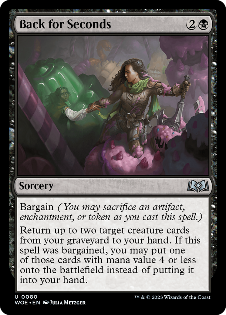 Back for Seconds (WOE-080) [Wilds of Eldraine] Foil