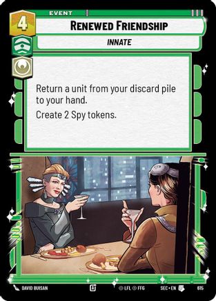 Renewed Friendship (Foil) (615) [Secrets of Power] Foil