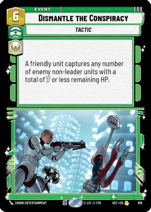 Dismantle the Conspiracy (Foil) (616) [Secrets of Power] Foil