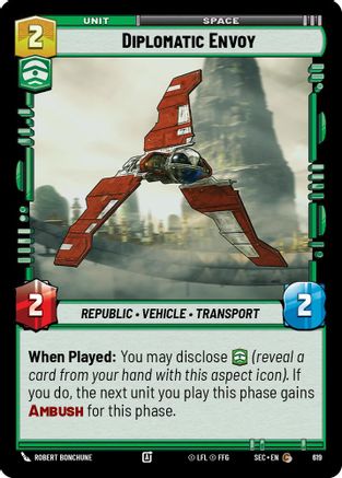 Diplomatic Envoy (Foil) (619) [Secrets of Power] Foil