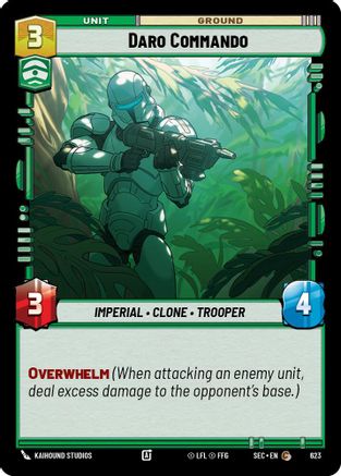 Daro Commando (Foil) (623) [Secrets of Power] Foil
