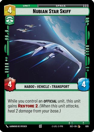 Nubian Star Skiff (Foil) (626) [Secrets of Power] Foil