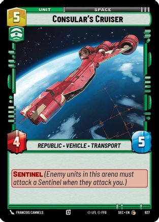 Consular's Cruiser (Foil) (627) [Secrets of Power] Foil