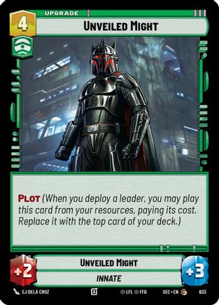 Unveiled Might (Foil) (633) [Secrets of Power] Foil
