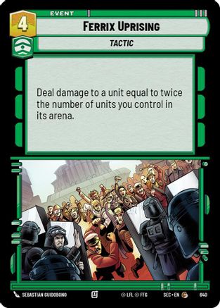 Ferrix Uprising (Foil) (640) [Secrets of Power] Foil