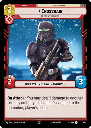 Crosshair - Filled With Doubt (Foil) (672) [Secrets of Power] Foil