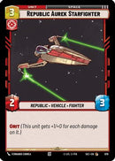 Republic Aurek Starfighter (Foil) (676) [Secrets of Power] Foil