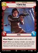 Cinta Kaz - The Struggle Comes First (Foil) (682) [Secrets of Power] Foil