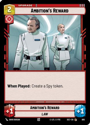 Ambition's Reward (Foil) (685) [Secrets of Power] Foil