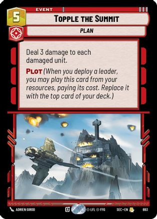 Topple the Summit (Foil) (693) [Secrets of Power] Foil