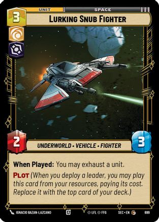 Lurking Snub Fighter (Foil) (699) [Secrets of Power] Foil
