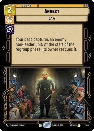 Arrest (Foil) (705) [Secrets of Power] Foil