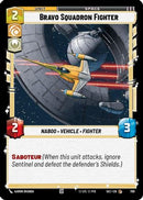 Bravo Squadron Fighter (Foil) (709) [Secrets of Power] Foil