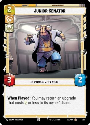 Junior Senator (Foil) (710) [Secrets of Power] Foil