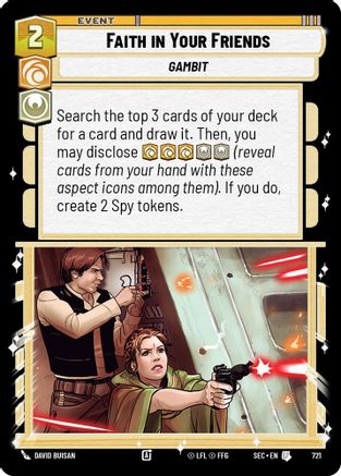 Faith in Your Friends (Foil) (721) [Secrets of Power] Foil