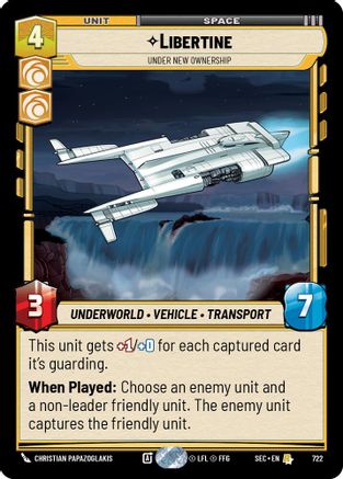Libertine - Under New Ownership (Foil) (722) [Secrets of Power] Foil