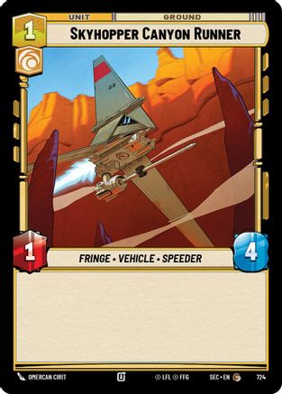 Skyhopper Canyon Runner (Foil) (724) [Secrets of Power] Foil