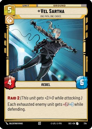 Vel Sartha - One Path, One Choice (Foil) (734) [Secrets of Power] Foil