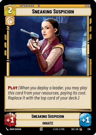 Sneaking Suspicion (Foil) (736) [Secrets of Power] Foil