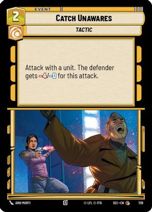 Catch Unawares (Foil) (739) [Secrets of Power] Foil