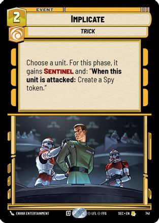 Implicate (Foil) (741) [Secrets of Power] Foil