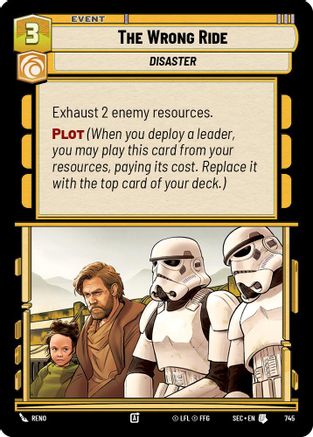 The Wrong Ride (Foil) (745) [Secrets of Power] Foil