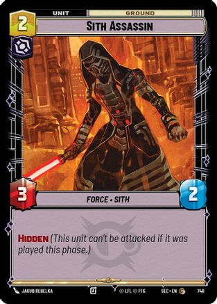 Sith Assassin (Foil) (748) [Secrets of Power] Foil