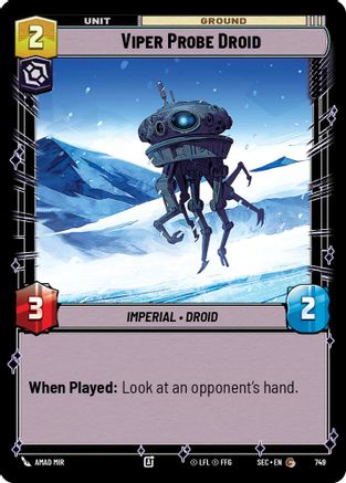 Viper Probe Droid (Foil) (749) [Secrets of Power] Foil