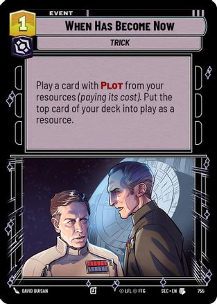 When Has Become Now (Foil) (755) [Secrets of Power] Foil