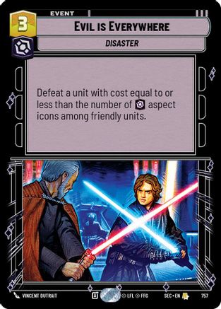 Evil is Everywhere (Foil) (757) [Secrets of Power] Foil