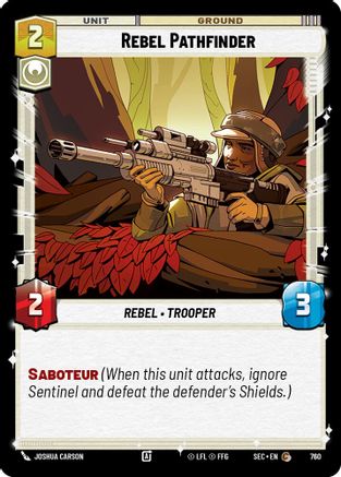 Rebel Pathfinder (Foil) (760) [Secrets of Power] Foil