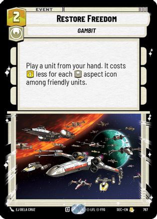 Restore Freedom (Foil) (767) [Secrets of Power] Foil