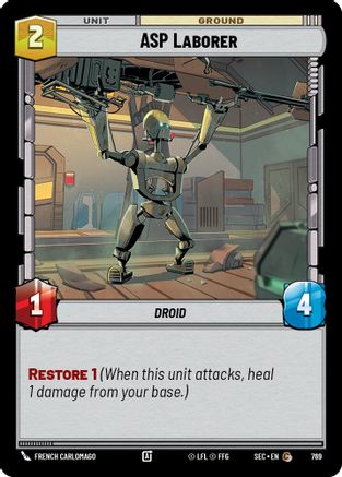 ASP Laborer (Foil) (769) [Secrets of Power] Foil