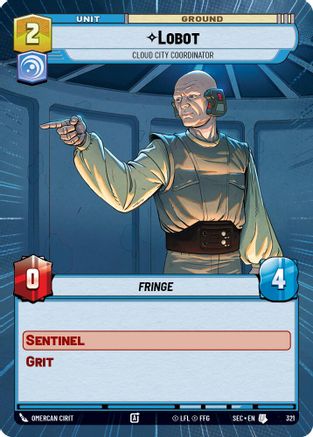 Lobot - Cloud City Coordinator (Hyperspace) (321) [Secrets of Power]