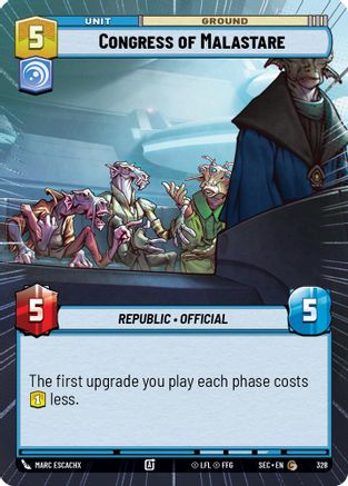 Congress of Malastare (Hyperspace) (328) [Secrets of Power]