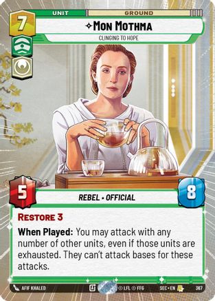 Mon Mothma - Clinging to Hope (Hyperspace) (367) [Secrets of Power]