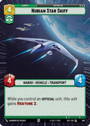 Nubian Star Skiff (Hyperspace) (380) [Secrets of Power]