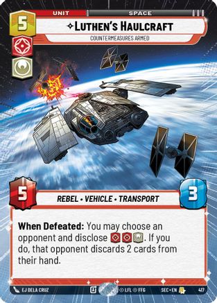Luthen's Haulcraft - Countermeasures Armed (Hyperspace) (417) [Secrets of Power]