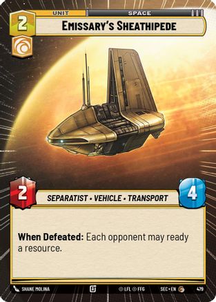 Emissary's Sheathipede (Hyperspace) (479) [Secrets of Power]