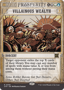 Villainous Wealth (OTP-058) [Breaking News]: (Showcase) (Borderless) Foil