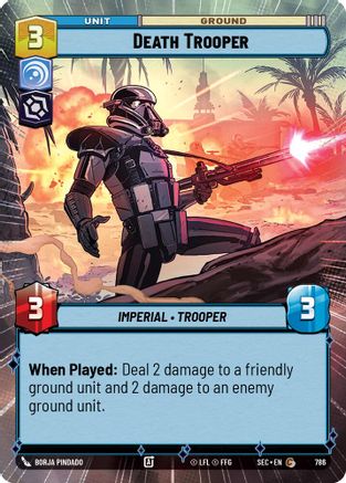 Death Trooper (Hyperspace Foil) (786) [Secrets of Power] Foil