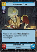 Creditor's Claim (Hyperspace Foil) (795) [Secrets of Power] Foil