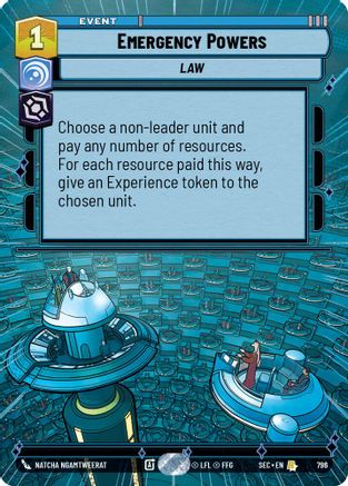 Emergency Powers (Hyperspace Foil) (796) [Secrets of Power] Foil