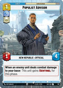 Populist Advisor (Hyperspace Foil) (797) [Secrets of Power] Foil