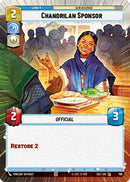 Chandrilan Sponsor (Hyperspace Foil) (799) [Secrets of Power] Foil