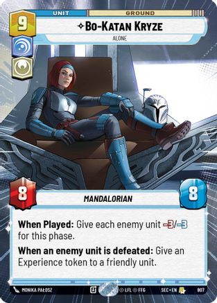 Bo-Katan Kryze - Alone (Hyperspace Foil) (807) [Secrets of Power] Foil