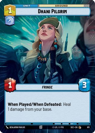 Dhani Pilgrim (Hyperspace Foil) (811) [Secrets of Power] Foil