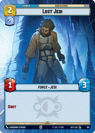 Lost Jedi (Hyperspace Foil) (814) [Secrets of Power] Foil