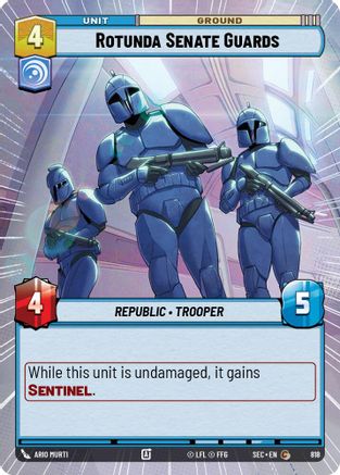 Rotunda Senate Guards (Hyperspace Foil) (819) [Secrets of Power] Foil