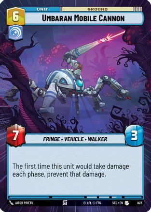 Umbaran Mobile Cannon (Hyperspace Foil) (823) [Secrets of Power] Foil